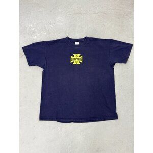 Vintage West Coast Choppers Shirt XL Y2k Biker Tee Chopper For life Blue